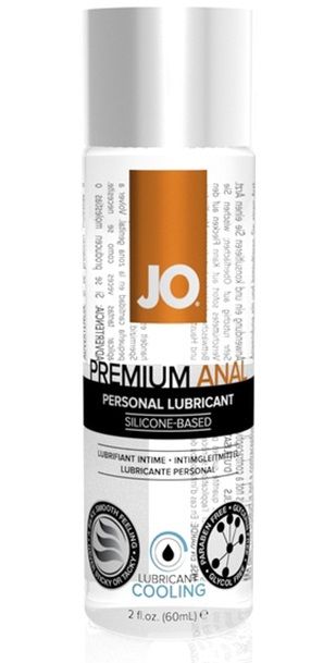 Анальный охлаждающий лубрикант на силиконовой основе JO PREMIUM ANAL COOLING - 60 мл. - System JO - купить с доставкой в Петропавловске-Камчатском