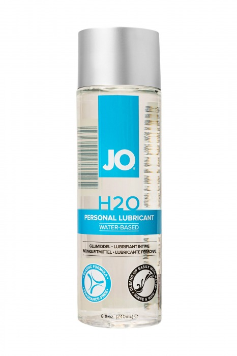 Нейтральный лубрикант на водной основе JO Personal Lubricant H2O - 240 мл. - System JO - купить с доставкой в Петропавловске-Камчатском