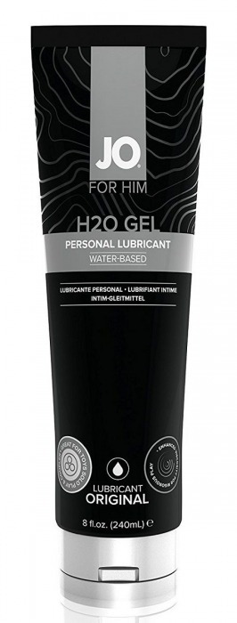 Лубрикант-гель для мужчин JO H2O GEL ORIGINAL - 240 мл. - System JO - купить с доставкой в Петропавловске-Камчатском