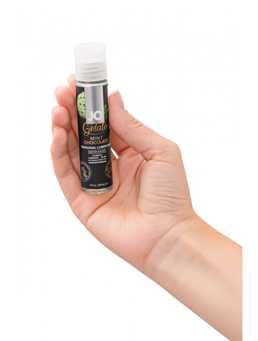 Лубрикант с ароматом мятного шоколада JO GELATO MINT CHOCOLATE - 30 мл. - System JO - купить с доставкой в Петропавловске-Камчатском