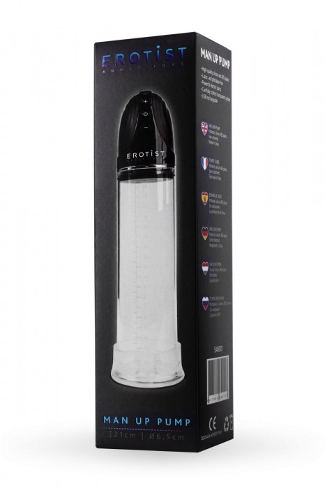 Автоматическая вакуумная помпа Man up pump - Erotist Adult Toys - в Петропавловске-Камчатском купить с доставкой