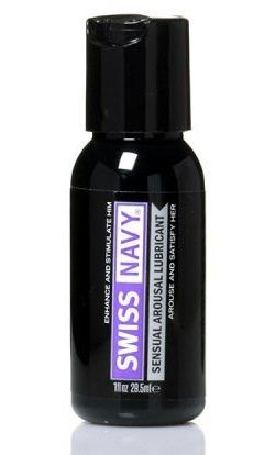 Возбуждающий гель-лубрикант на водной основе Sensual Arousal Lubricant  - 29,5 мл. - Swiss navy - купить с доставкой в Петропавловске-Камчатском