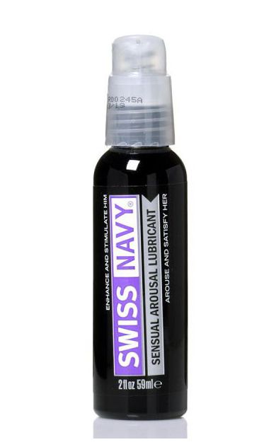 Возбуждающий гель-лубрикант на водной основе Sensual Arousal Lubricant - 59 мл. - Swiss navy - купить с доставкой в Петропавловске-Камчатском