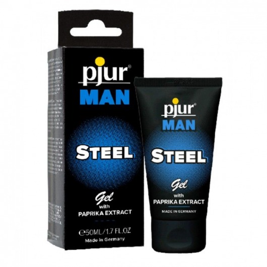 Эрекционный гель для пениса pjur MAN Steel Gel - 50 мл. - Pjur - купить с доставкой в Петропавловске-Камчатском