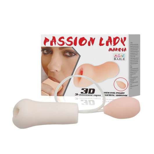 Мастурбатор Passion Lady Marcia с грушей для имитации посасывания - Baile - в Петропавловске-Камчатском купить с доставкой