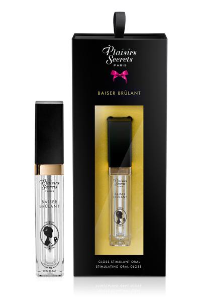 Стимулирующий блеск для губ Baiser Brulant Gloss Plaisirs Secrets - 7 мл. - Plaisir Secret - купить с доставкой в Петропавловске-Камчатском