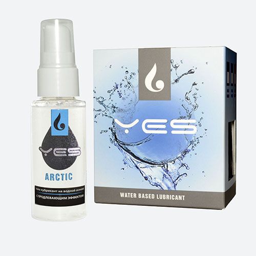 Интимный гель-лубрикант Yes Arctic с продлевающим эффектом - 30 мл. - Sitabella - купить с доставкой в Петропавловске-Камчатском