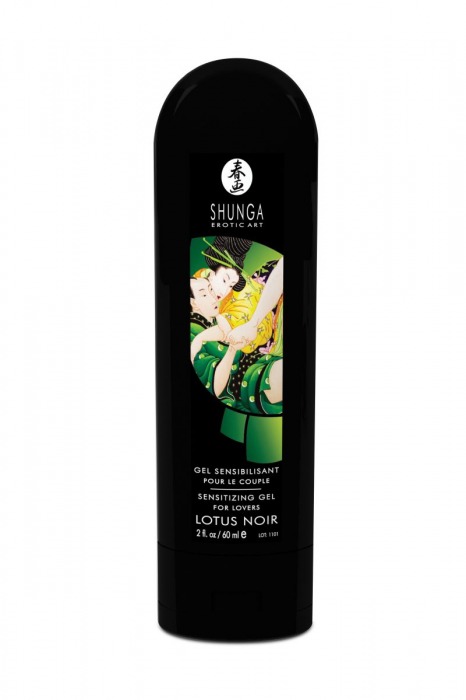 Интимный гель для пар, усиливающий наслаждение, Lotus Noir - 60 мл. - Shunga - купить с доставкой в Петропавловске-Камчатском