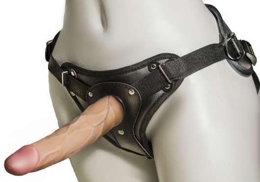 Женский страпон с вагинальной пробкой Woman Strap - 18 см. - LOVETOY (А-Полимер) - купить с доставкой в Петропавловске-Камчатском