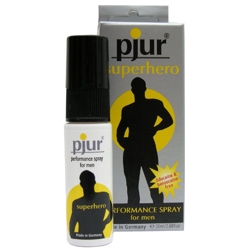 Пролонгирующий мужской спрей pjur SUPERHERO spray - 20 мл. - Pjur - купить с доставкой в Петропавловске-Камчатском