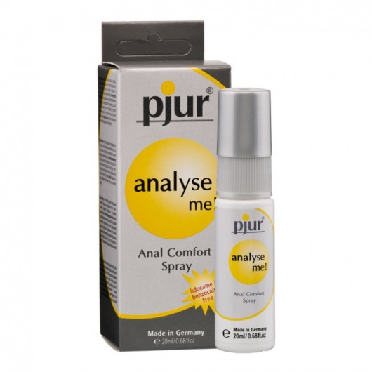 Обезболивающий анальный спрей pjur ANALYSE ME - 20 мл. - Pjur - купить с доставкой в Петропавловске-Камчатском