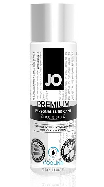 Охлаждающий лубрикант на силиконовой основе JO Personal Premium Lubricant Cooling - 60 мл. - System JO - купить с доставкой в Петропавловске-Камчатском