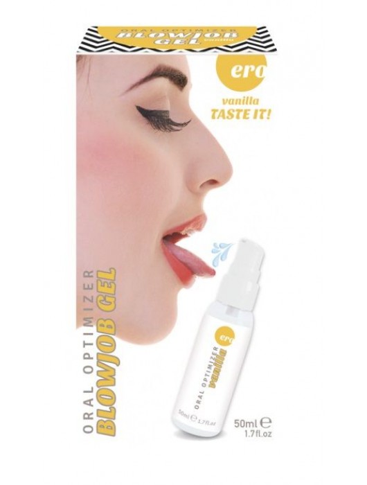 Увлажняющий гель для орального секса с ароматом ванили - 50 мл. - Ero - купить с доставкой в Петропавловске-Камчатском