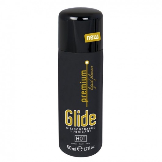 Интимный гель на силиконовой основе Premium Glide - 50 мл. - HOT - купить с доставкой в Петропавловске-Камчатском