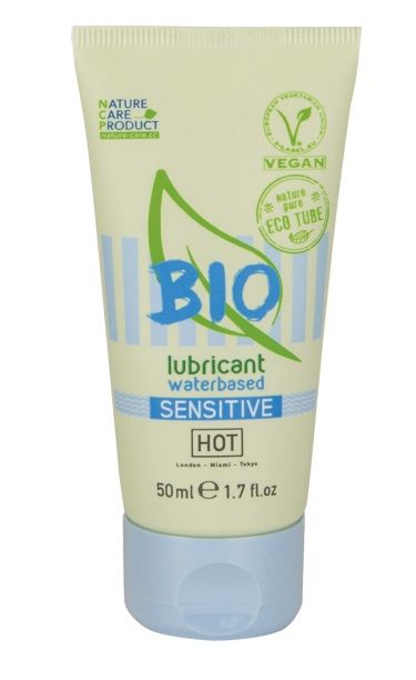 Органический лубрикант для чувствительной кожи Bio Sensitive - 50 мл. - HOT - купить с доставкой в Петропавловске-Камчатском