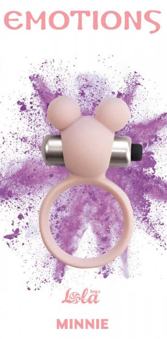 Розовое эрекционное виброколечко Emotions Minnie Light pink - Lola Games - в Петропавловске-Камчатском купить с доставкой