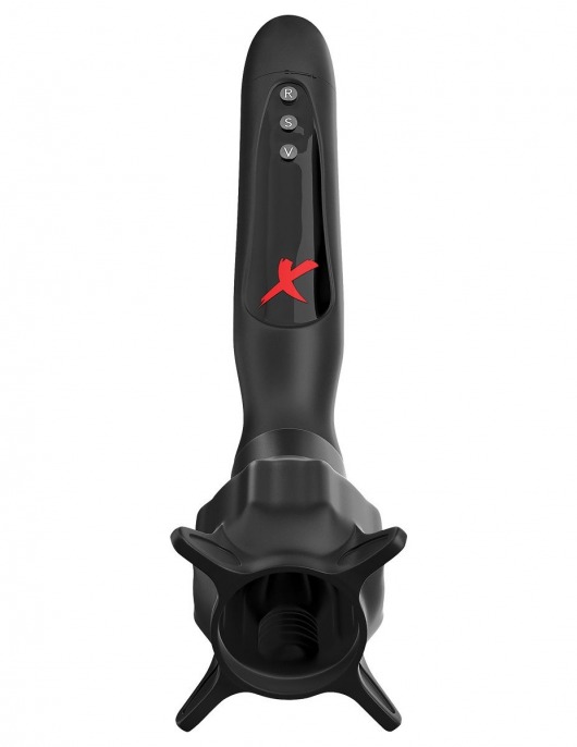 Чёрный вибростимулятор для головки члена с эффектом всасывания Vibrating Roto-Sucker - Pipedream - в Петропавловске-Камчатском купить с доставкой