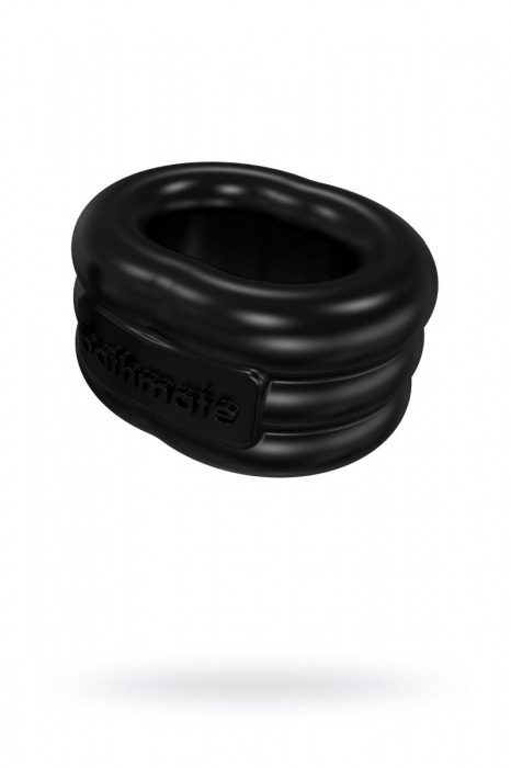 Чёрное эрекционное виброкольцо Stretch - Bathmate - в Петропавловске-Камчатском купить с доставкой