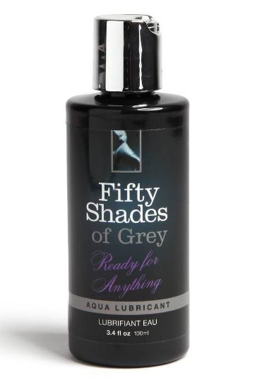 Лубрикант на водной основе Ready for Anything Aqua Lubricant - 100 мл. - Fifty Shades of Grey - купить с доставкой в Петропавловске-Камчатском