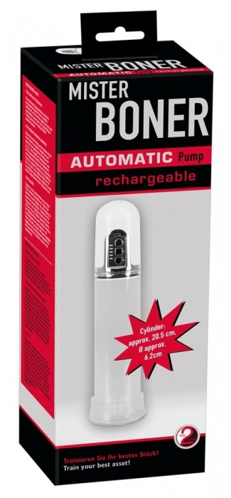 Белая автоматическая вакуумная помпа Mister Boner - Orion - в Петропавловске-Камчатском купить с доставкой