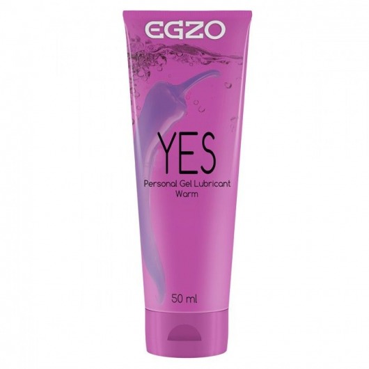 Согревающий лубрикант на водной основе Egzo Yes - 50 мл. - EGZO - купить с доставкой в Петропавловске-Камчатском