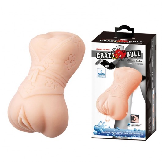 Мастурбатор-вагина с эффектом смазки в виде женской фигурки - Baile - в Петропавловске-Камчатском купить с доставкой