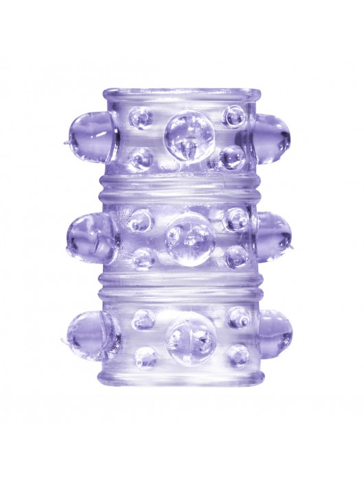 Фиолетовая насадка на пенис Rings Armour - Lola Games - в Петропавловске-Камчатском купить с доставкой