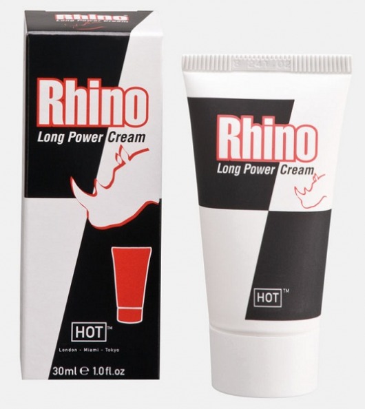 Крем-пролонгатор для мужчин Rhino - 30 мл. - HOT - купить с доставкой в Петропавловске-Камчатском