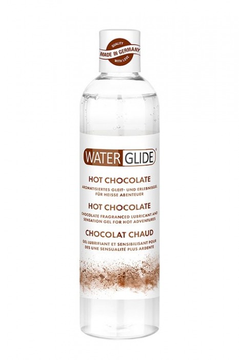 Лубрикант на водной основе с ароматом шоколада HOT CHOCOLATE - 300 мл. - Waterglide - купить с доставкой в Петропавловске-Камчатском