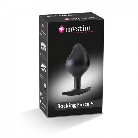Анальная пробка Rocking Force S для электростимуляции - 9,5 см. - MyStim - купить с доставкой в Петропавловске-Камчатском