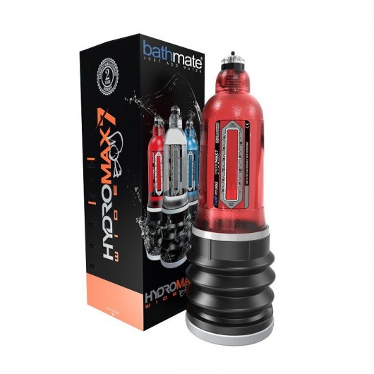 Красная гидропомпа HydroMAX7 Wide Boy - Bathmate - в Петропавловске-Камчатском купить с доставкой