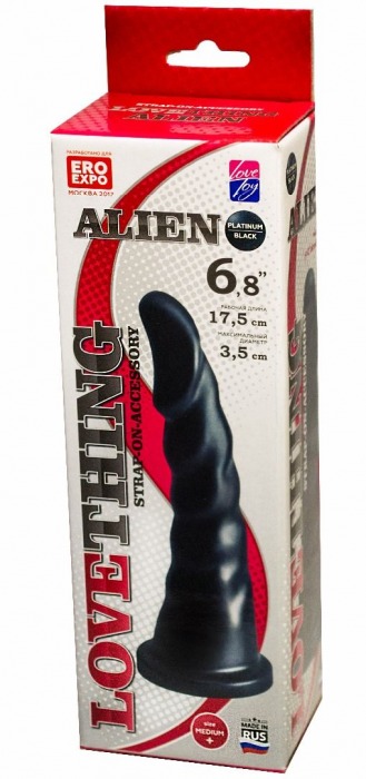Насадка для трусиков харнесс Alien - 17,5 см. - LOVETOY (А-Полимер) - купить с доставкой в Петропавловске-Камчатском