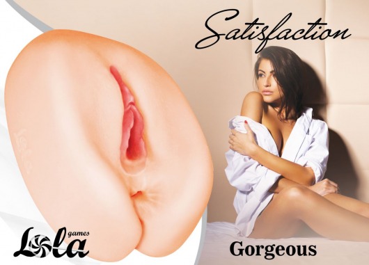 Мастурбатор с 2 тоннелями Satisfaction Gorgeous - Lola Games - в Петропавловске-Камчатском купить с доставкой
