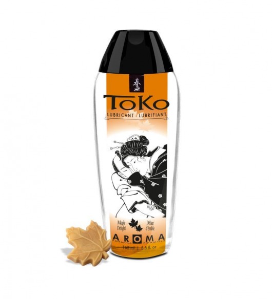 Интимный гель TOKO Maple Delight с ароматом кленового сиропа - 165 мл. - Shunga - купить с доставкой в Петропавловске-Камчатском