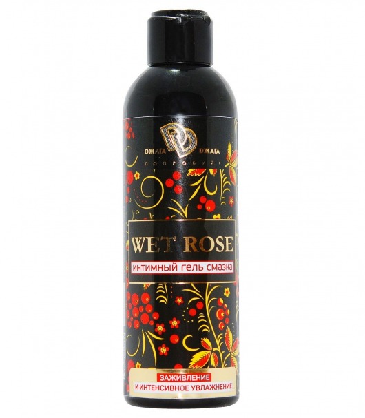 Интимный гель-смазка WET ROSE - 200 мл. - БиоМед - купить с доставкой в Петропавловске-Камчатском