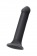 Черный фаллос на присоске Silicone Bendable Dildo XL - 20 см. - Strap-on-me - купить с доставкой в Петропавловске-Камчатском