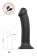 Черный фаллос на присоске Silicone Bendable Dildo XL - 20 см. - Strap-on-me - купить с доставкой в Петропавловске-Камчатском