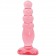 Розовая анальная пробка Crystal Jellies 5  Anal Delight - 14 см. - Doc Johnson