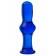 Голубая стеклянная анальная втулка - 12 см. - Sexus в Петропавловске-Камчатском Голубая стеклянная анальная втулка - 12 см. - Sexus