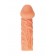 Телесная закрытая насадка с венками Cock Sleeve Size S - 13,8 см. - KOKOS - в Петропавловске-Камчатском купить с доставкой Телесная закрытая насадка с венками Cock Sleeve Size S - 13,8 см. - KOKOS - в Петропавловске-Камчатском купить с доставкой