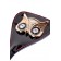 Чёрный стек с совой на кожаном наконечнике - 24 см. - ToyFa - купить с доставкой в Петропавловске-Камчатском