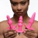 Набор из 3 розовых анальных пробок с вибропулей Thrill Trio Anal Plug Set - XR Brands в Петропавловске-Камчатском Набор из 3 розовых анальных пробок с вибропулей Thrill Trio Anal Plug Set - XR Brands