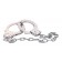 Наручники из металла с длинной цепочкой CHROME HANDCUFFS METAL HANDCUFFS W. KEY - NMC - купить с доставкой в Петропавловске-Камчатском