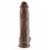 Большой коричневый фаллоимитатор с мошонкой 10 Cock with Balls на присоске - 25,4 см. - Pipedream купить с доставкой в интернет-магазине Orgasmix в Петропавловске-Камчатском Большой коричневый фаллоимитатор с мошонкой 10 Cock with Balls на присоске - 25,4 см. - Pipedream