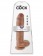 Фалоимитатор-мулат на присоске 11  Cock with Balls - 28 см. - Pipedream